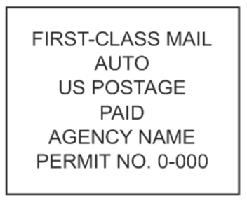 First Class Auto Mail Stamp PSI-4141
